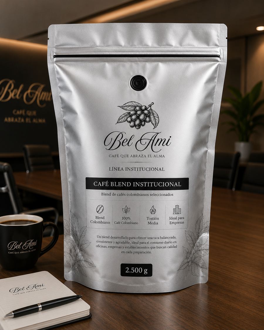 Café Blend Institucional Bel Ami · bolsa de 2.500 g