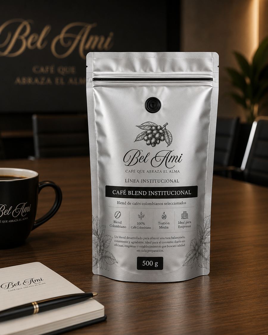 Café Blend Institucional Bel Ami · bolsa de 500 g