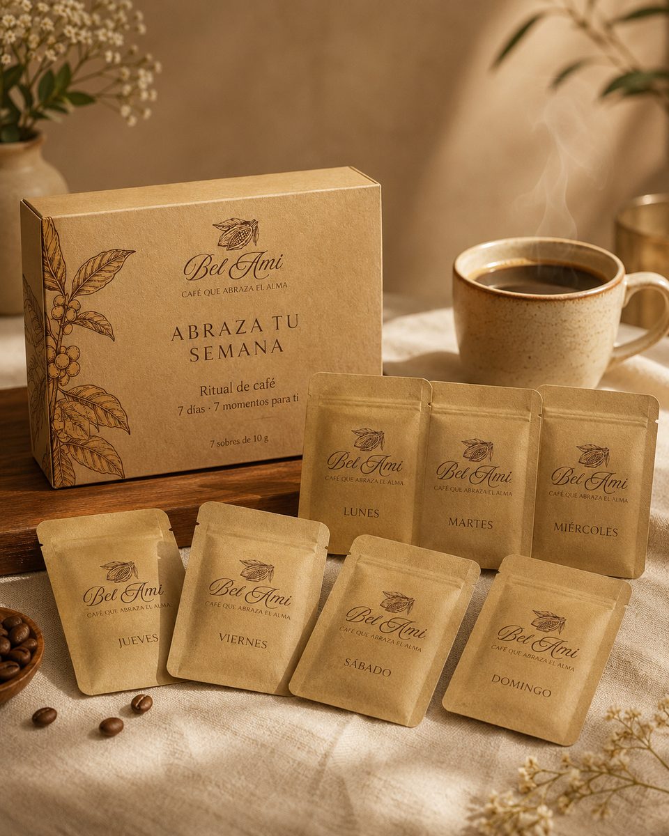 Set Abraza tu Semana, edición ritual de 7 sobres